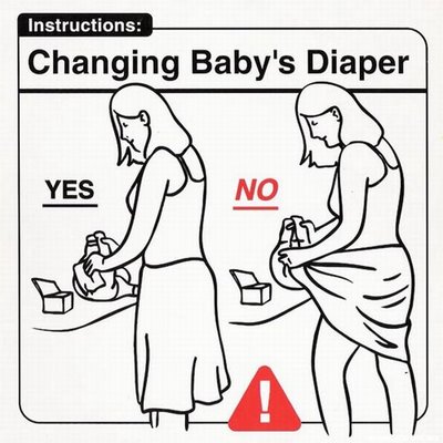 Instrucciones: “Changing Baby Diaper”