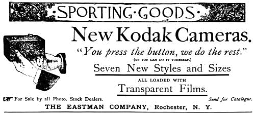 Pulse el botón, nosotros hacemos el resto - Kodak slogan